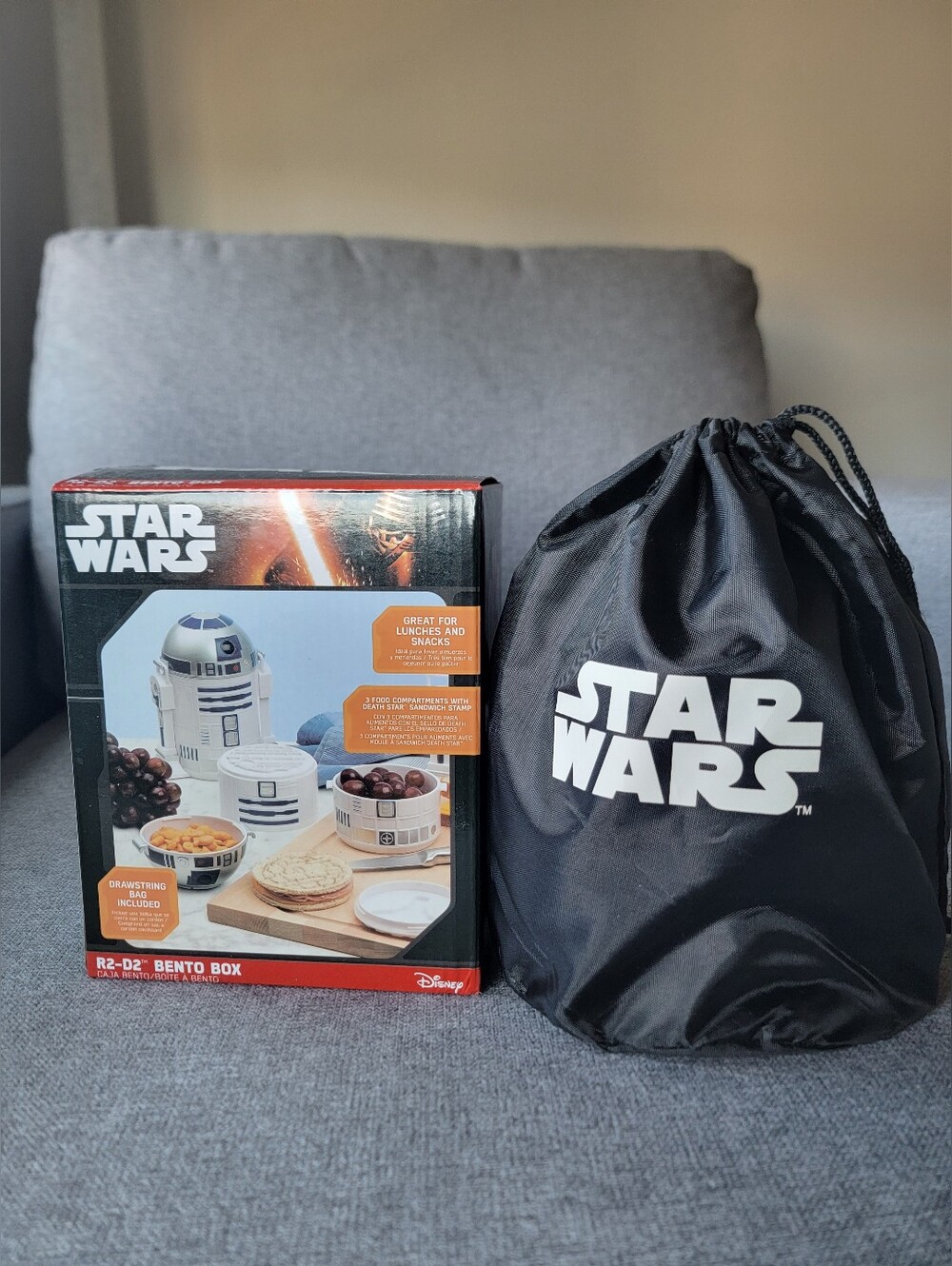 Star Wars R2‑D2 Bento Box • 3‑Tier Lunch Container • Never Used - Picture 5 of 6